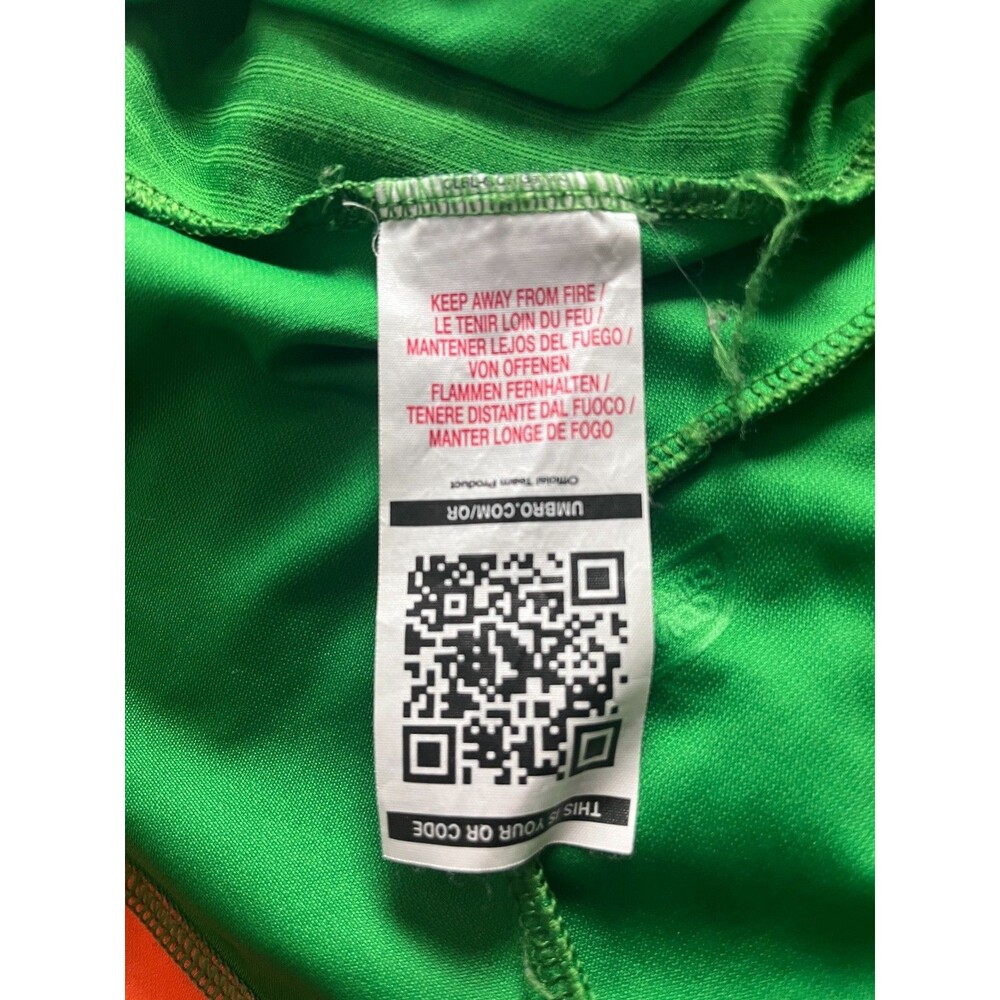 Umbro Ireland Vintage Eircom Long Sleeve Home Soccer Jersey Green Youth XL - Picture 7 of 8